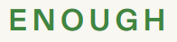 We Are Enough logo